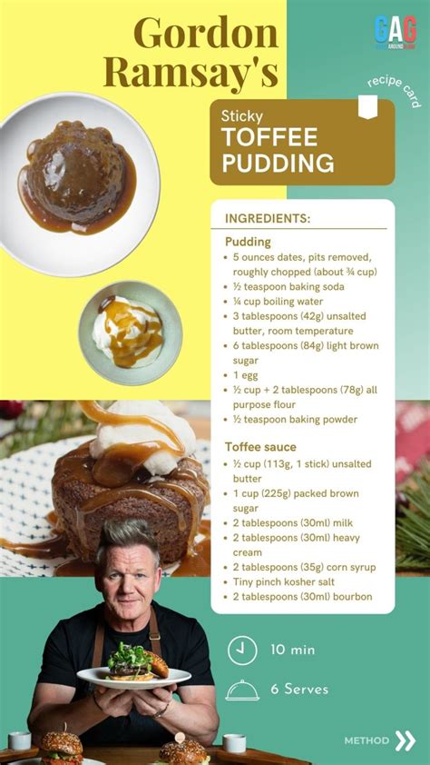 Gordon Ramsay S Sticky Toffee Pudding Recipe Geeksaroundglobe