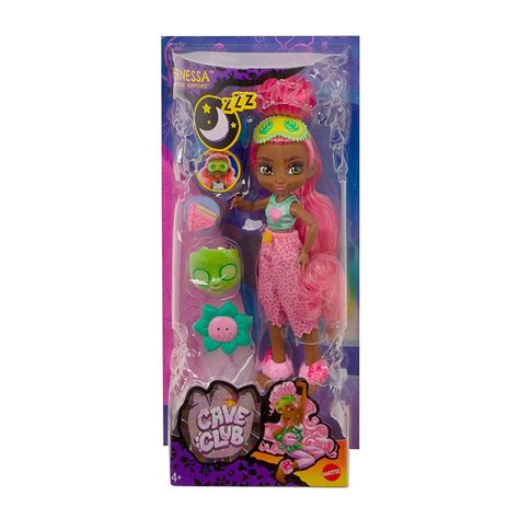 Cave Club Muñeca Fermessa Fiesta Pijamas de Mattel