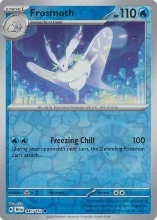 Frosmoth 046 162 Common Reverse Holo Playset