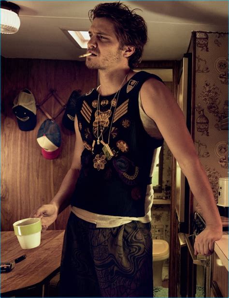 Luke Grimes Sports Bold Styles For Interview Shoot Talks Movie Roles