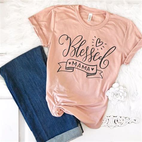 Blessed Mama Tshirt Blessed Mom T Shirt Blessed Shirt Mom Etsy