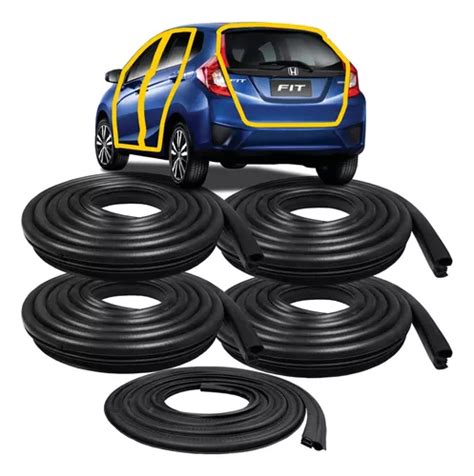 Kit Borracha Porta E Guarni O Mala Honda New Fit A