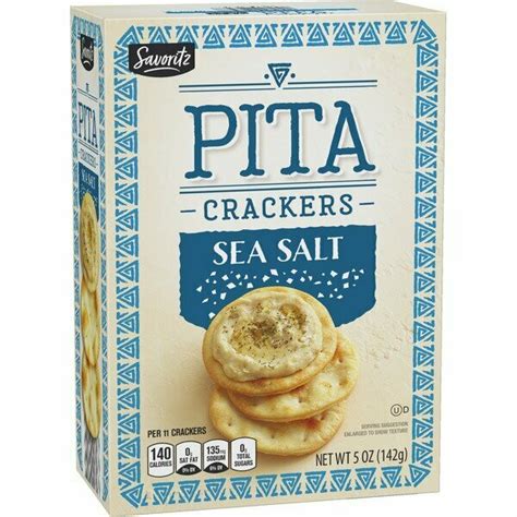 Savoritz Crackers Sea Salt Pita