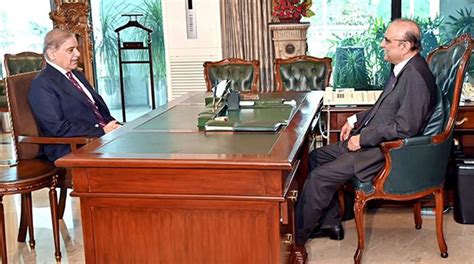 Pm Shehbaz President Zardari Discuss Political Economic Situation In