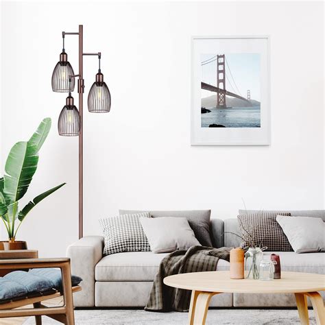 Buy Fencind Dimmable Floor Lamp X Lm Led Edison Bulbs Included