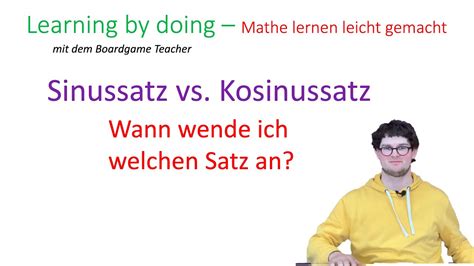 Sinussatz Vs Kosinussatz Wann Muss Ich Welchen Satz Benutzen