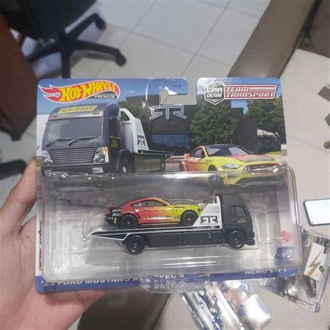Promo Hot Wheels Team Transport Ford Mustang Rtr Spec Aero Lift Diskon Di