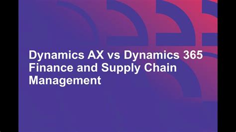 Dynamics Ax Vs Dynamics Finance Operations Key Differences