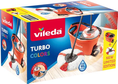 Набір для прибирання Vileda Turbo Colors Red 4023103227460 в