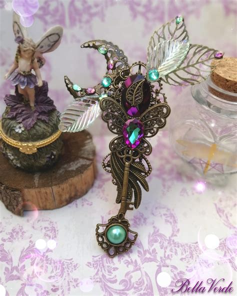 Fairy Key Pendant Par Bellaverdecreations