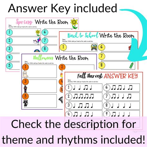 Quarter Eighth Notes Back To School Rhythm Write The Room For Piano