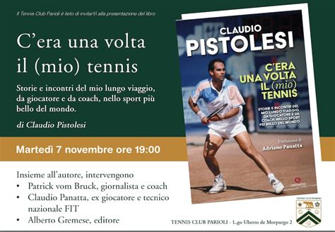 Al Tennis Club Parioli Di Roma La Prima Presentazione Del Libro Di