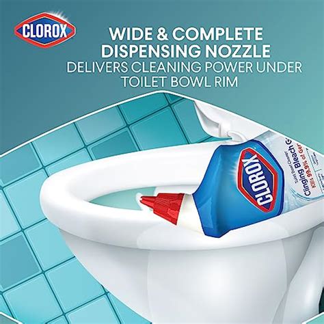 Clorox Toilet Bowl Cleaner Clinging Bleach Gel Ocean Mist 24 Ounces Pack Of 2 Pricepulse