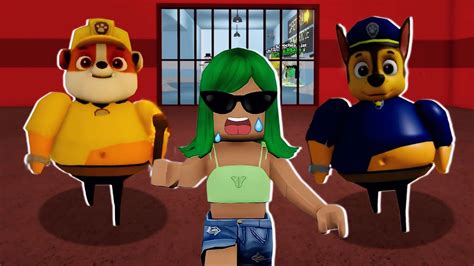 PATRULHA CANINA NA PRISÃO DO BARRY Roblox Barry s Prision Run YouTube