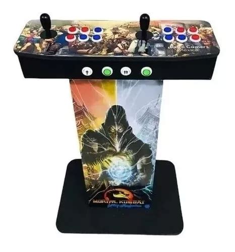 Tablero Arcade Multijuegos 30 Mil Juegos Pedestal Boto Led Meses