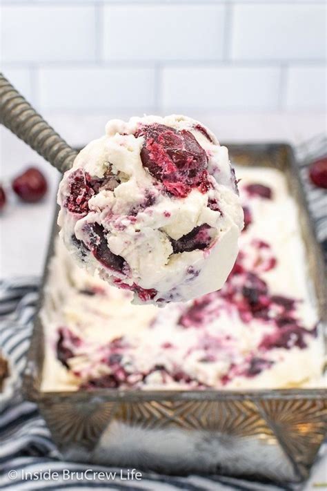 Homemade Cherry Vanilla Ice Cream Recipe Inside Brucrew Life Artofit