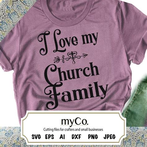 I Love My Church Etsy