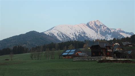 Steirische Krakau Klausen Blick Nach Nordwesten Zum Preber Foto