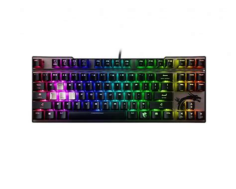 MSI VIGOR GK70 RGB Gaming Keyboard MODEL VIGOR GK70 CR US RGB Mystic