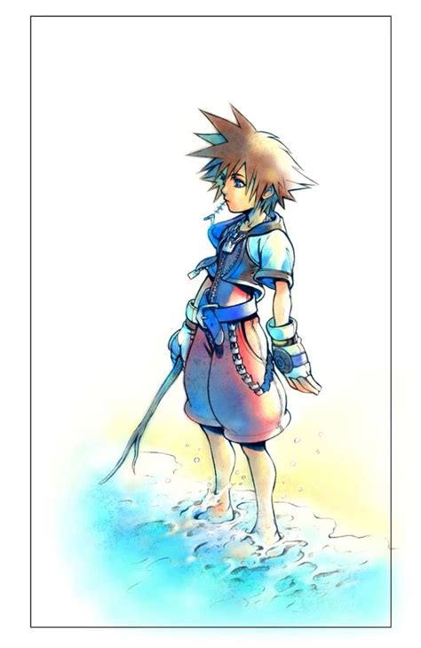 Sora On The Beach Art Kingdom Hearts Art Gallery Kingdom Hearts Art Sora Kingdom Hearts