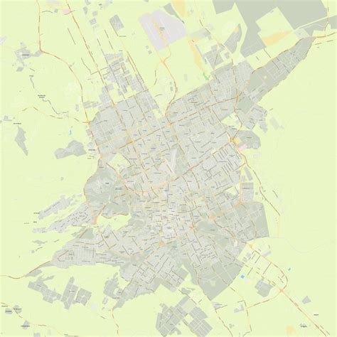 Mapa Vectorial Detallado De Riad Arabia Saudita Vector Premium