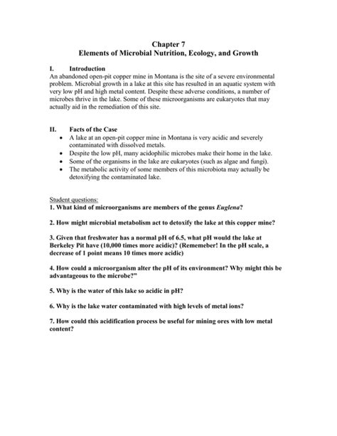 Chapter 7 Elements Of Microbial Nutrition Ecology And Growth