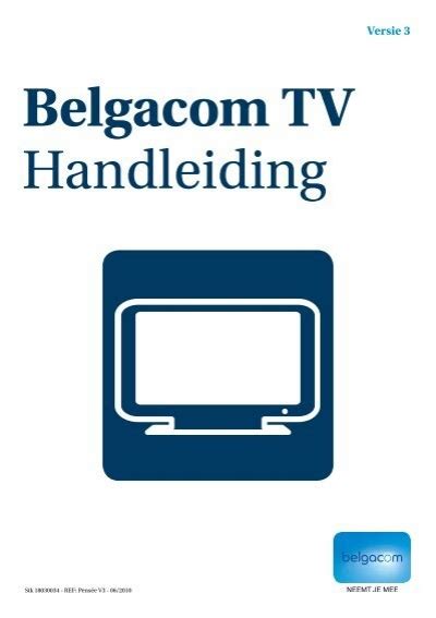 Belgacom Tv Handleiding Help And Support Belgacom