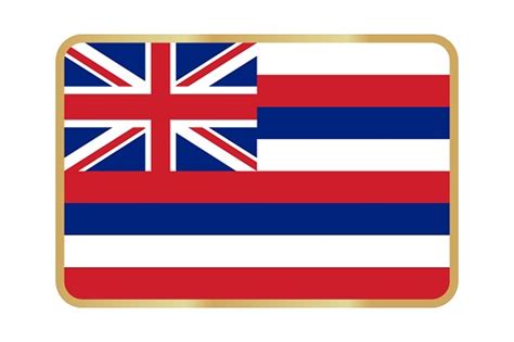 Vector Hawaii Flag Icon Stock Illustration Download Image Now