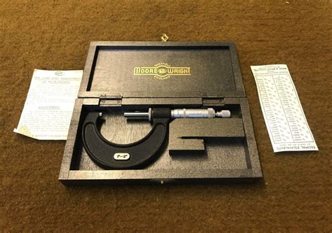 Vintage Moore Wright 1 2 Micrometer No 966 Bruce Of Ballater