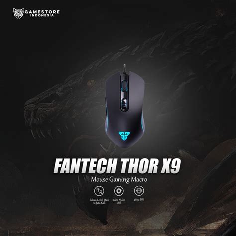 Jual Fantech Thor X Mouse Gaming Macro Shopee Indonesia