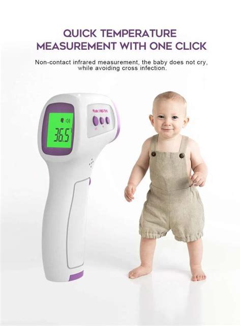 In Stock Portable Infrared Ir Thermometer Non Contact Forehead Digital Laser Temperature