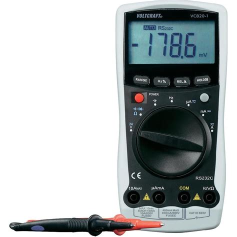 Vc Iso Voltcraft Digital Multimeter Counts U I R C F Rs