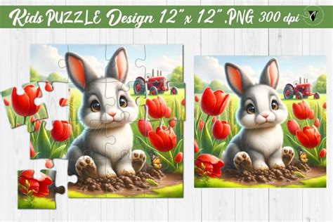 Kids puzzle | Baby Farm animals (3350342)