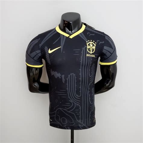 Camisa Seleção Brasileira Preta Edição Especial 2022 2023 Versão