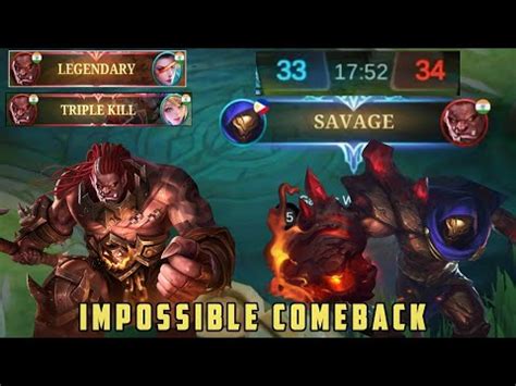 Aldous Savage Topples The Enemy With Epic Comeback Mlbb Youtube