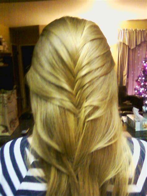 Relaxed Hair Just Let A Fish Tail Braid Loose Fishtail Braid