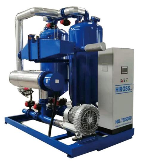 Blower Purge Heated Regenerative Desiccant Dryers For Compressed Air