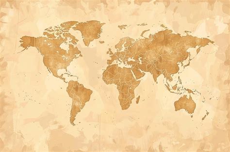 Vintage World Map Borders | Premium AI-generated vector