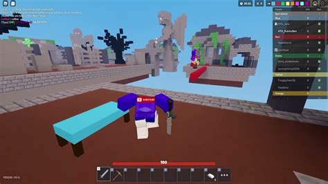 So I Did The No Block Challenge In Roblox Bedwars Youtube