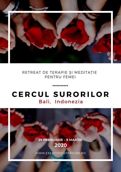 Cercul Surorilor In Bali Retreat De Terapie Si Meditatie Pentru Femei