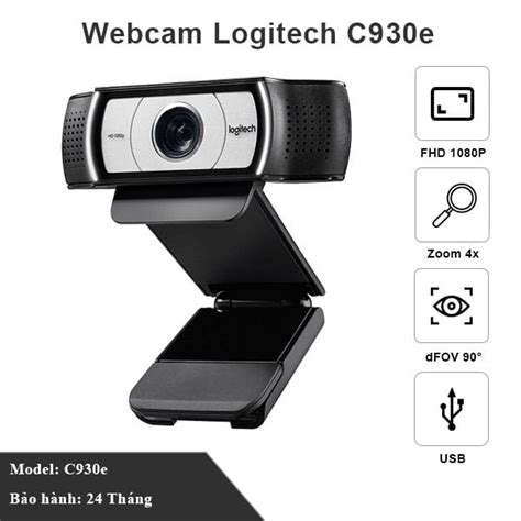 Webcam Logitech C930e Full Hd 1080p Mẫu Mới Nhất 2023