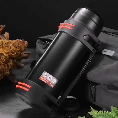 Thermos Flask 2000ml Stainless Steel Bottle Hot Cold Botol Thermal Flasks Air Panas 不锈钢冷热保温瓶