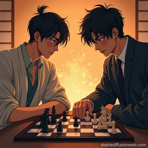 Japanese Chess Players Stable Diffusion Online