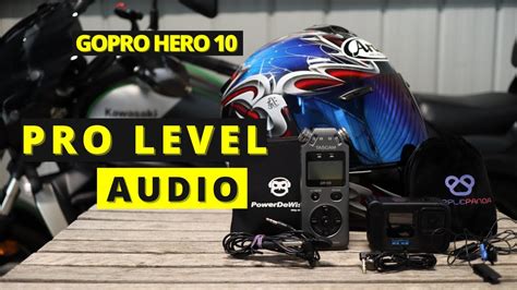 The Best Motovlog Audio Set Up For Gopro Hero Fix Motorcycle