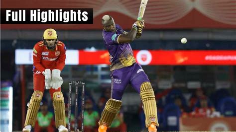 Punjabi Kings Vs Kolkata Knight Riders Ipl Full Match Highlights