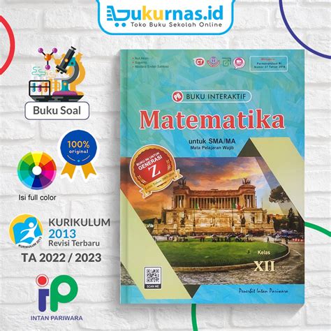 Jual Buku PR Interaktif Matematika Wajib SMA MA Kelas 12 Intan