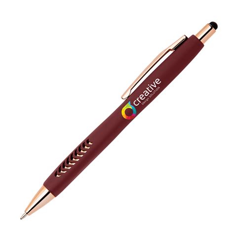 Avalon Softy Rose Gold Pen W Stylus Colorjet