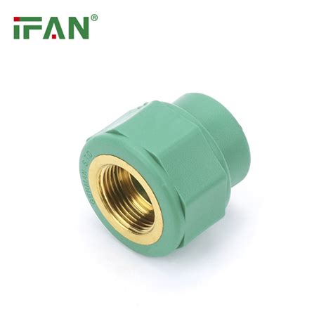 Ifan Plastic PPR Water Fitting Brass Female Adapter Socket Nipple