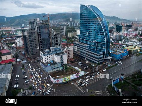 Ulaanbaatar Mongolia 21st May 2012 Blue Sky Tower Is One Of The