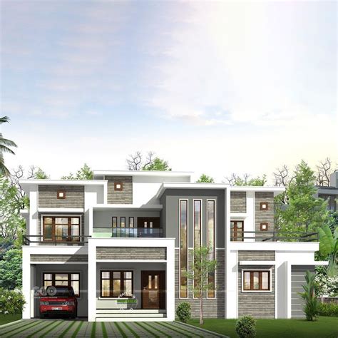 Flat Roof Style Modern House Design